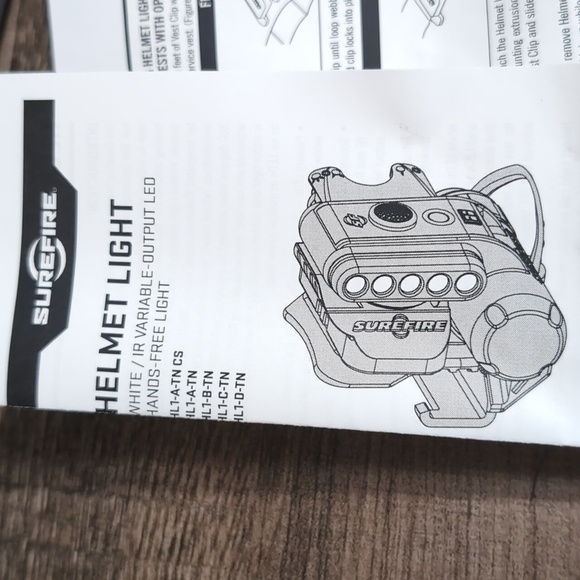 Surefire HL1 Multi-Use High-Performance LED Tactical Helmet Light - Picture 11 of 11